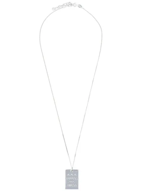 True Rocks 'AAA Pass' necklace Grey SILVERAAAPASS