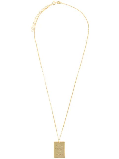 True Rocks 'AAA pass' necklace Metallic YELLOWGOLDAAAPASS
