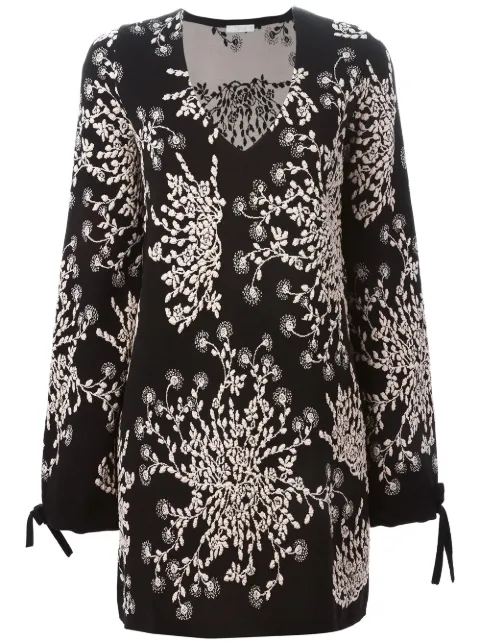 Chloé floral knit dress Black 15HMR1415H680