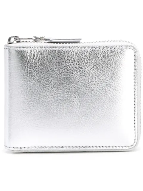 Comme Des Garçons Wallet metallic zip wallet Metallic SA7100G