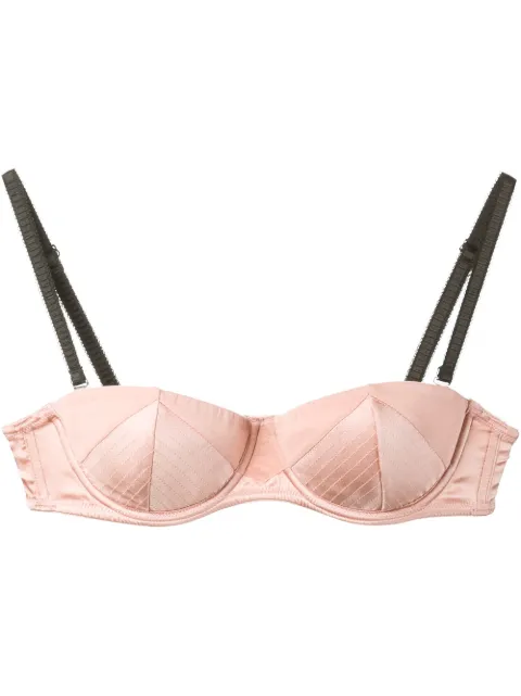 Fleur Du Mal topstitch convertible bra Pink BR00164001