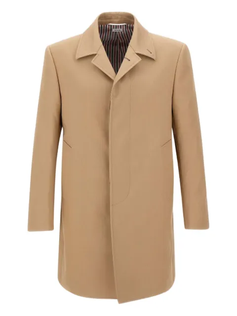 Thom Browne mac bal collar overcoat Neutrals MOC001A00249