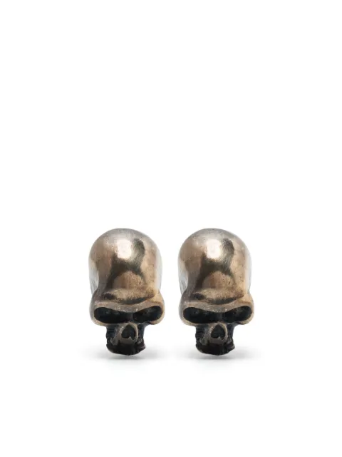WERKSTATT:MÜNCHEN Skull silver earrings Silver M4550