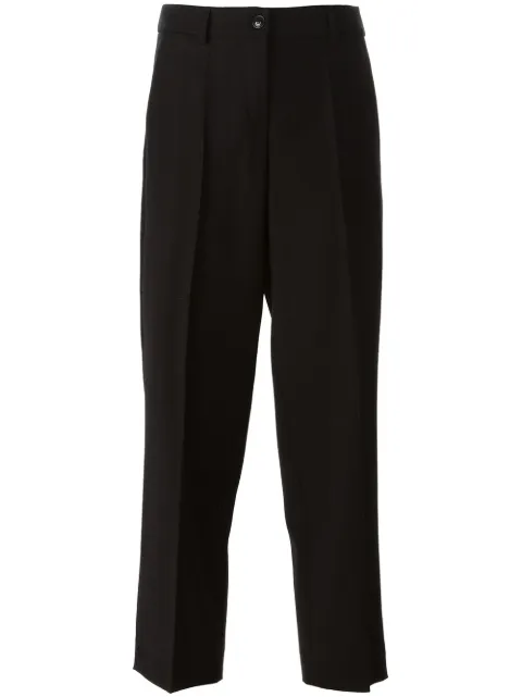 Boutique Moschino straight fit tailored trousers Black RA03066118