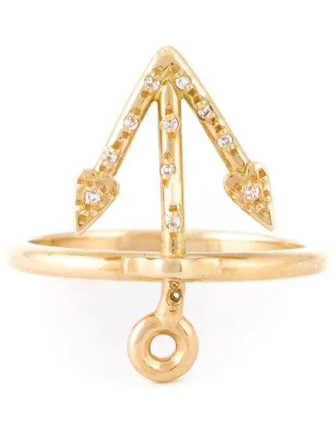 Natasha Zinko mini anchor ring Metallic NZ610550