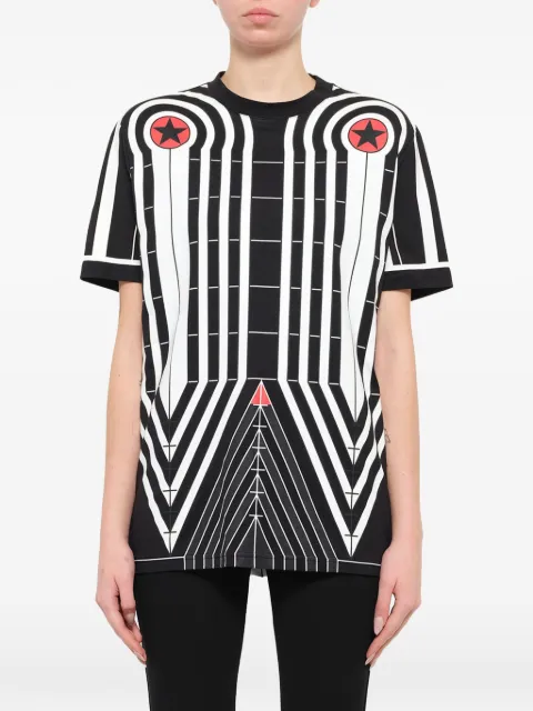 Givenchy crew neck printed T-shirt Black 15U7760472