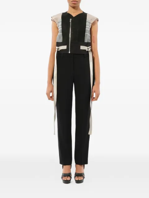 Rick Owens cropped zip-up gilet Black RO15S5756LGWDE