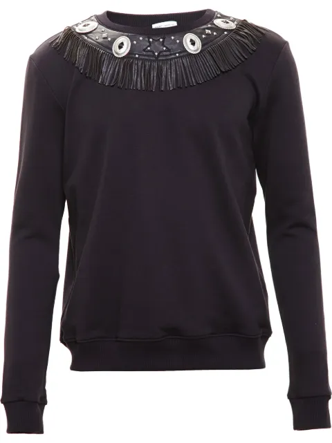 Saint Laurent concho detail sweatshirt Black 369317Y2HC1