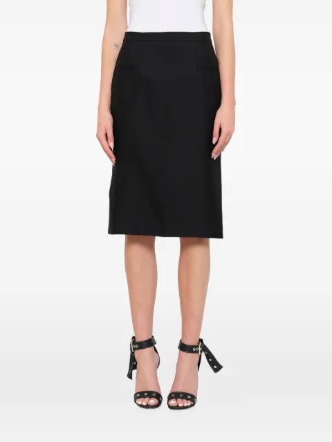 Alexander McQueen pencil midi skirt Black 370243QEJ02