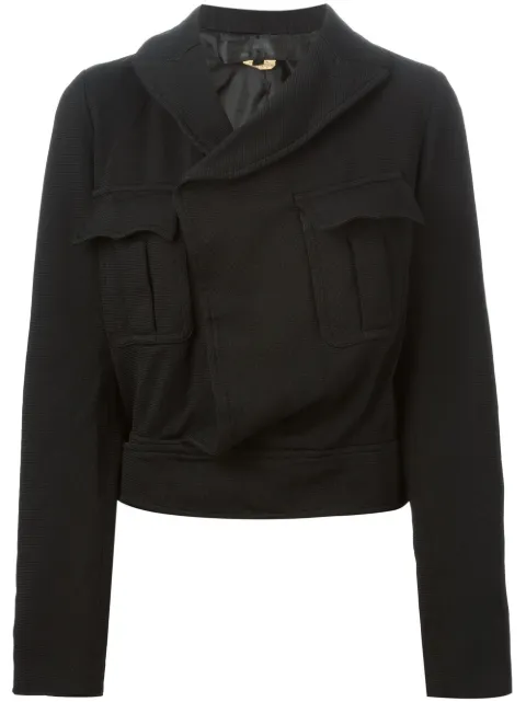 Comme Des Garçons Comme Des Garçons cropped jacket Black ROJ006