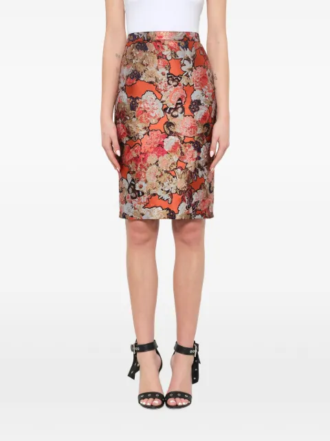 Givenchy floral jacquard short skirt Pink 15P4001351