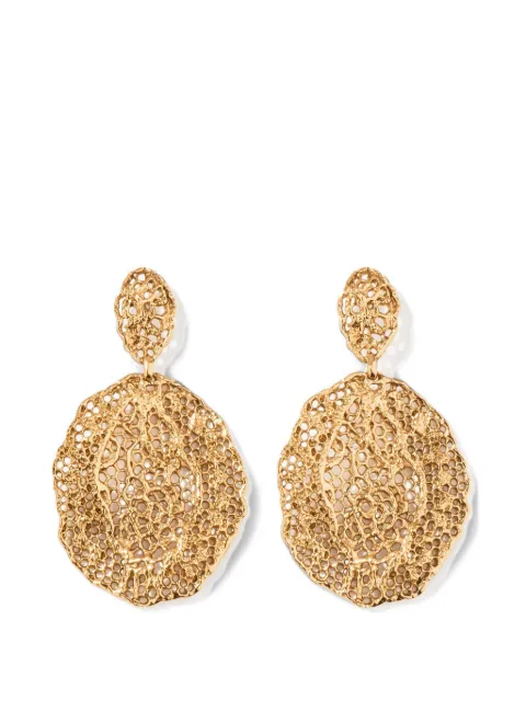 Aurelie Bidermann Vintage Lace earrings Metallic LACBO01MG