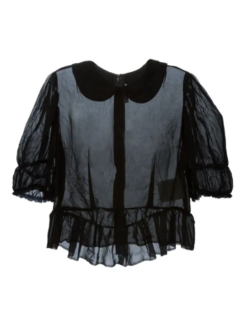 Comme Des Garçons Comme Des Garçons sheer blouse Black ROB016