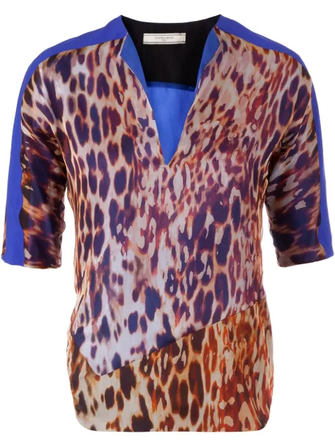 Bouchra Jarrar animal print blouse C10BLOUSE168