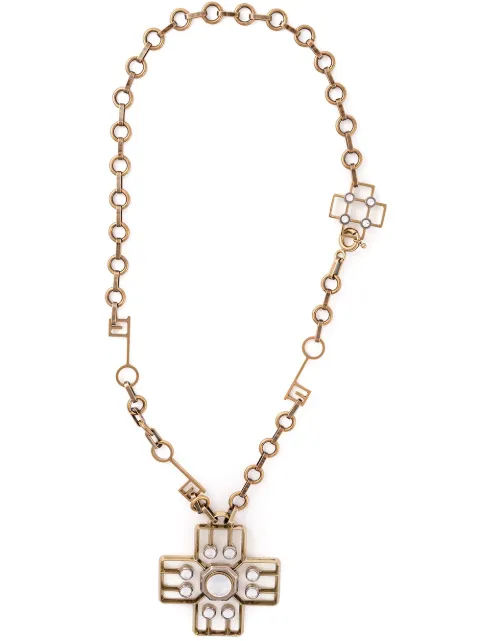 Lanvin cross pendant necklace Metallic AWCJPM4PLUCKP15