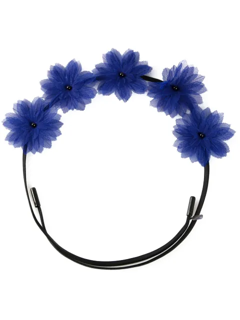 Gigi Burris Millinery 'Shadow Flora Crown' headband Blue SS1516