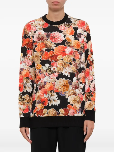 Givenchy floral-print sweatshirt Black 15Y7717489
