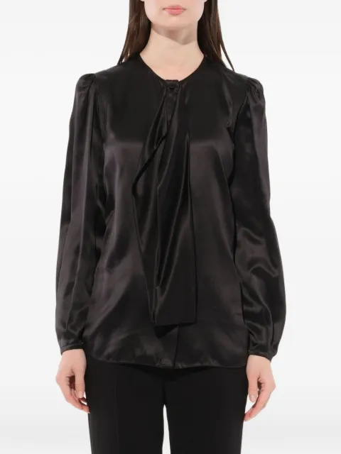 Givenchy pleat detail blouse Black 14I6153310