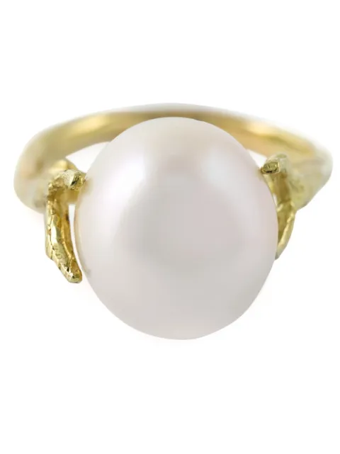 Wouters & Hendrix Gold 'Pearl' ring White R12
