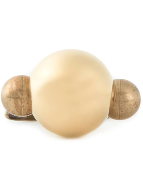 Lanvin round shape double ring Metallic AWCJHA6HTUBEA14M1