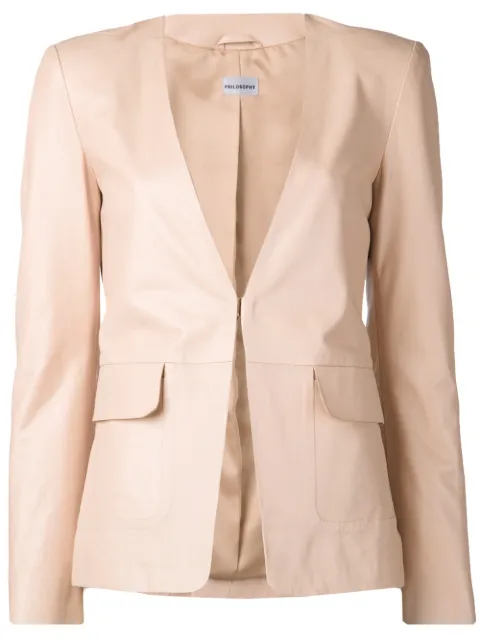Philosophy Di Lorenzo Serafini structured blazer Pink A37037190