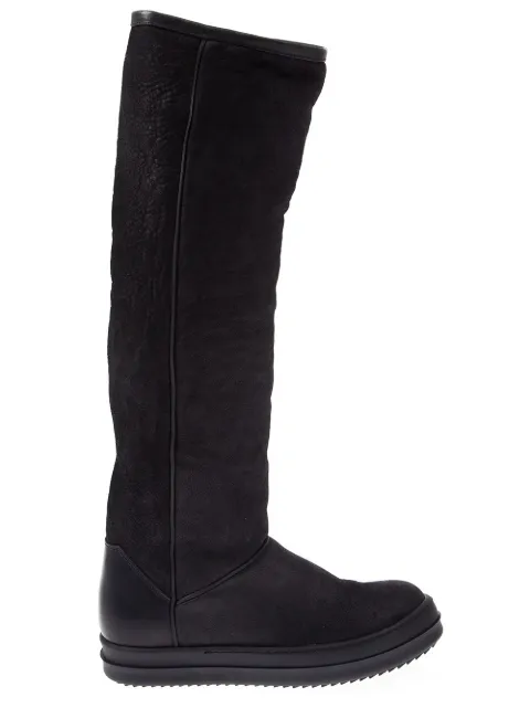 Rick Owens knee-high boots Black RP14F6889