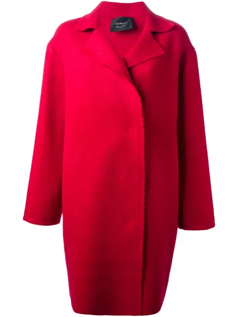 Lanvin single breasted coat Red RWCO10142365A14