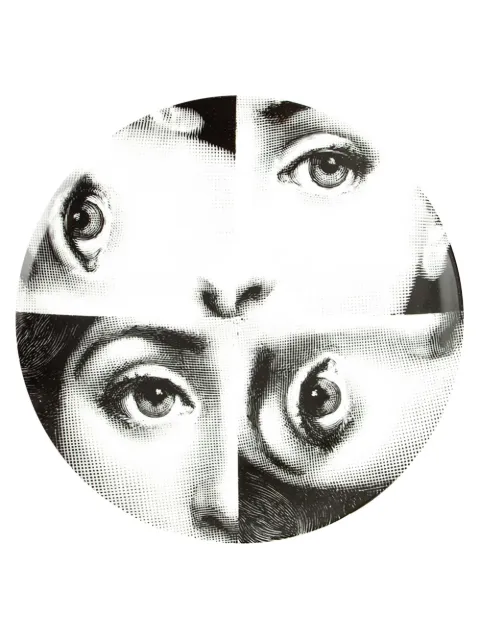Fornasetti x L'Eclaireur photograph-print plate Black PTVX244