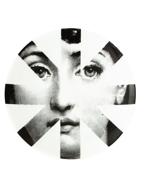 Fornasetti x L'Eclaireur photograph-print plate White PTVX048