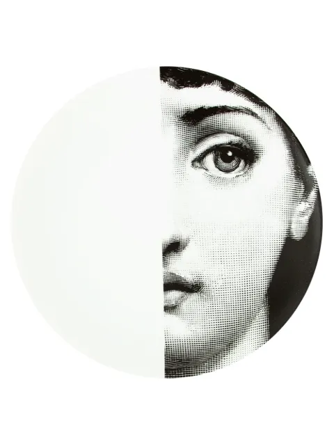Fornasetti Fornasetti printed plate White PTVX031