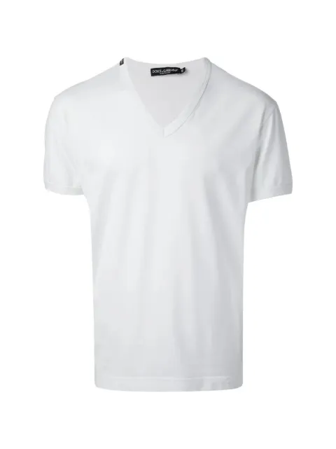Dolce & Gabbana classic v-neck T-shirt White G8CX9TG7ZHH