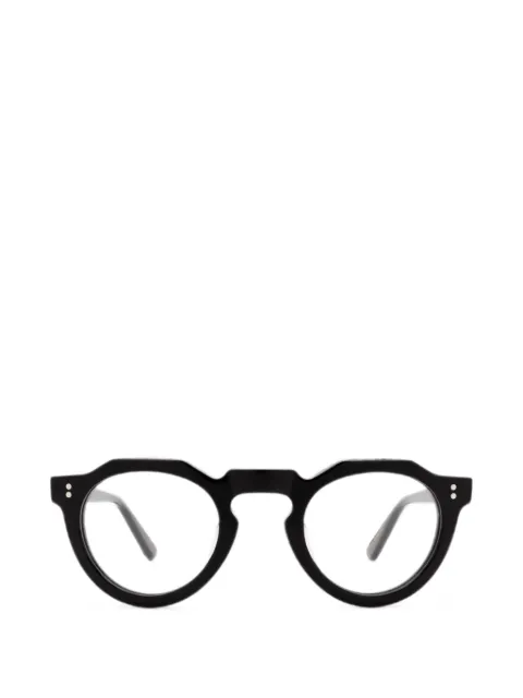 Lesca Pica round-frame glasses Black PICA