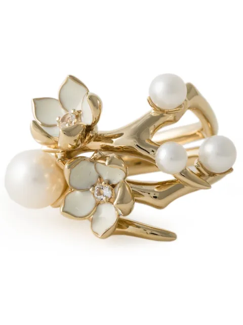 Shaun Leane Cherry Blossom Flower ring Metallic SLS211
