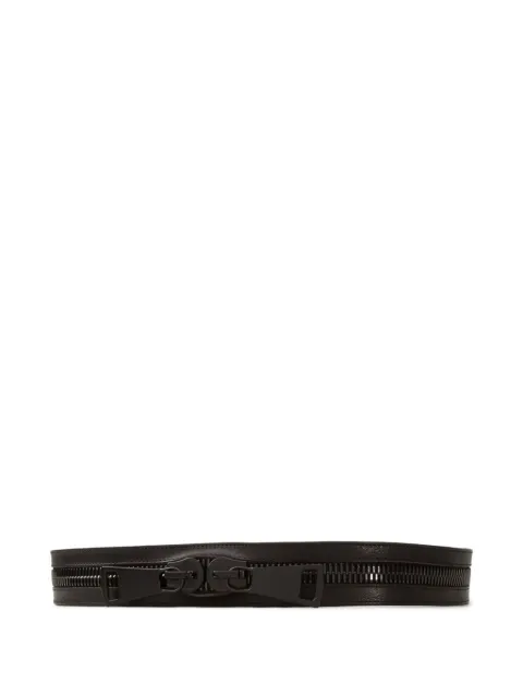 Ronald Pineau Zipper belt Black MAGNETBELT