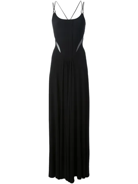 Ralph Lauren Collection spaghetti strap maxi dress Black 516IQE53TQE53A0001