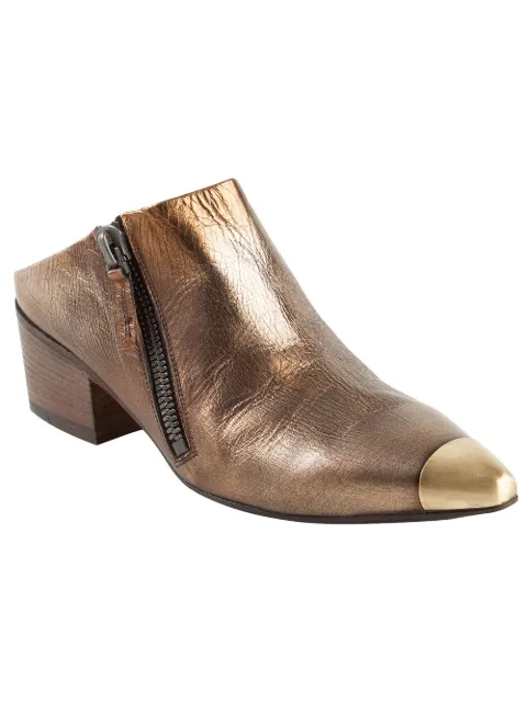 Settima zipped mules Brown S700447736