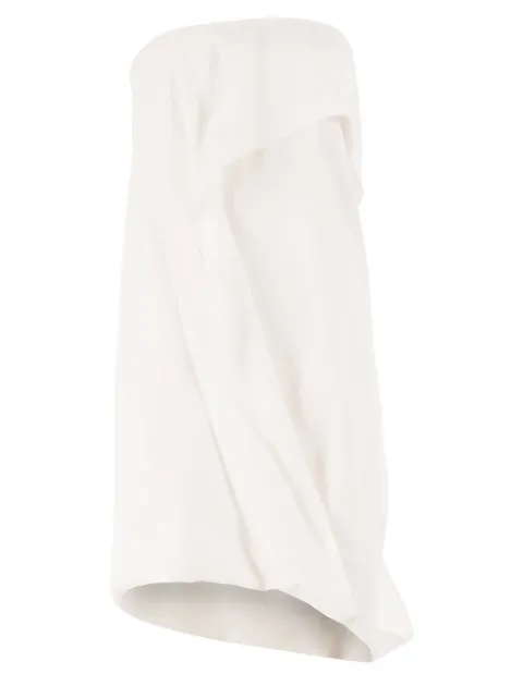 Maison Rabih Kayrouz strapless draped dress White RO5620444