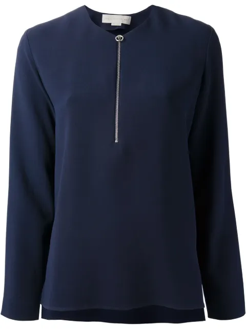Stella McCartney zip fastening blouse Blue 341360SCA06
