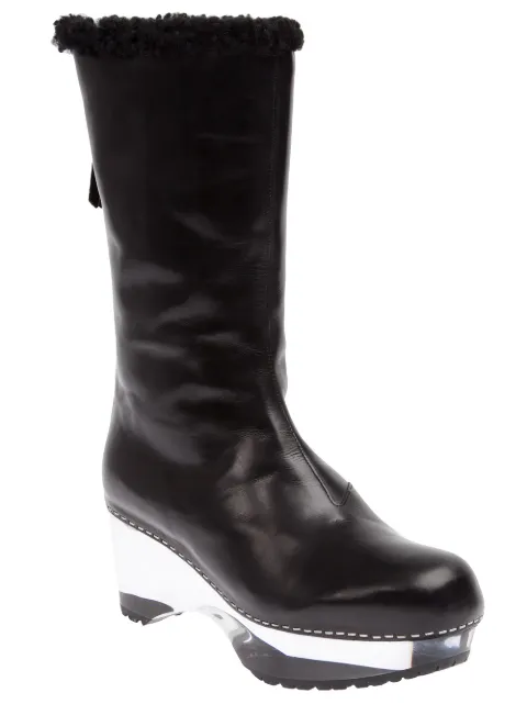 Premiata platform boots Black M3122