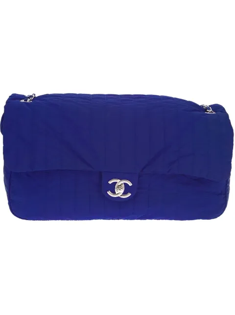 CHANEL Pre-Owned quilted shoulder bag Blue 00