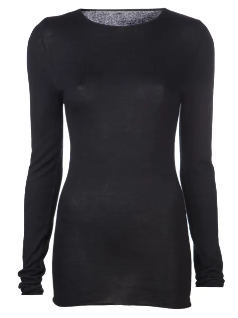 Denis Colomb cashmere sweater Black LFW4WOMENSCREWNECKBLACKWOMENSCREWNECK