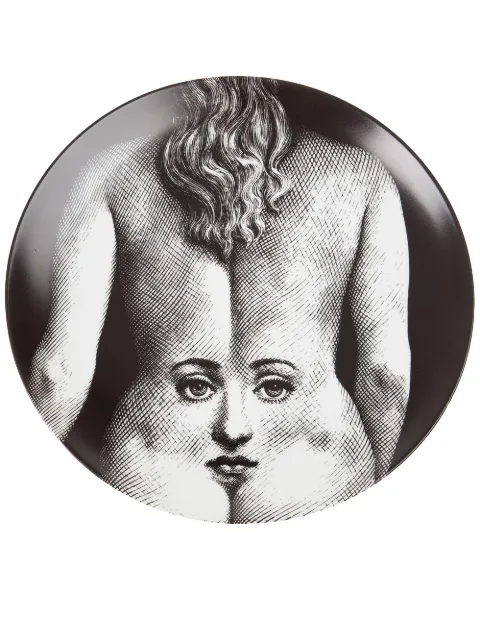 Fornasetti plate Black PTVX300