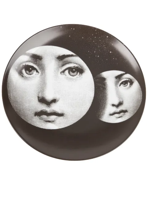 Fornasetti plate Black PTVX150