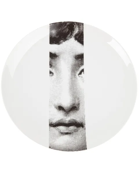 Fornasetti plate White PTVX033