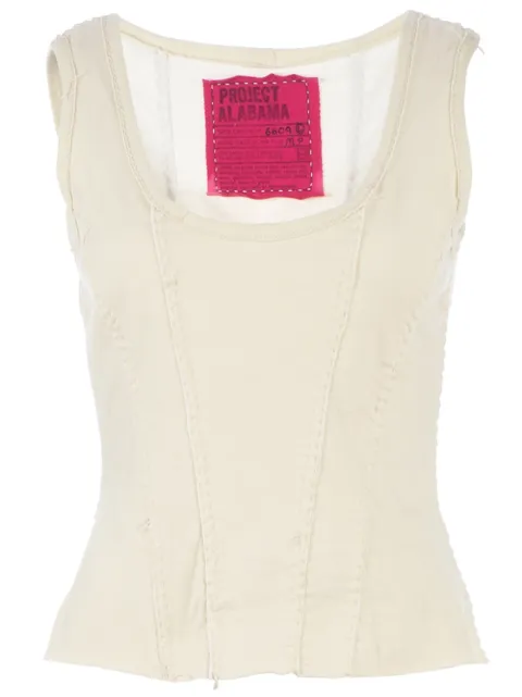 Projet Alabama scoop neck tank top White E03A59C