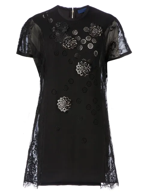 Sharon Wauchob semi sheer shift dress Black 10SR58LTRE