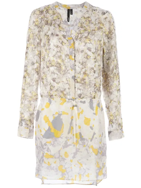 EDUN printed shirt dress Yellow 1137054LC