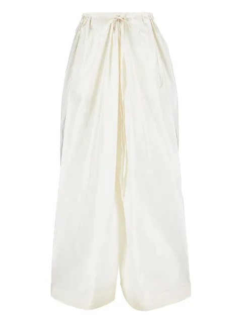 Daniela Gregis cropped palazzo pants Neutrals P15B