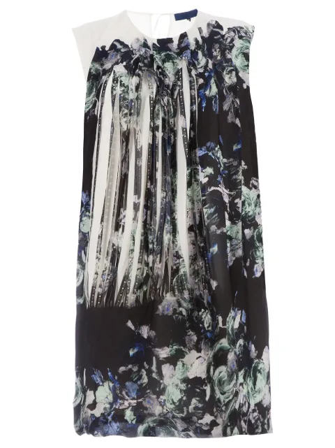 Sharon Wauchob printed front silk dress White 10SR63LFFG