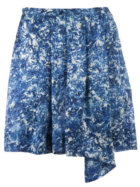 Twisty Parallel Universe floral print skirt Blue TWI3030